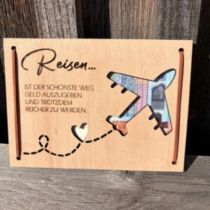 Geldgeschenk Reisen